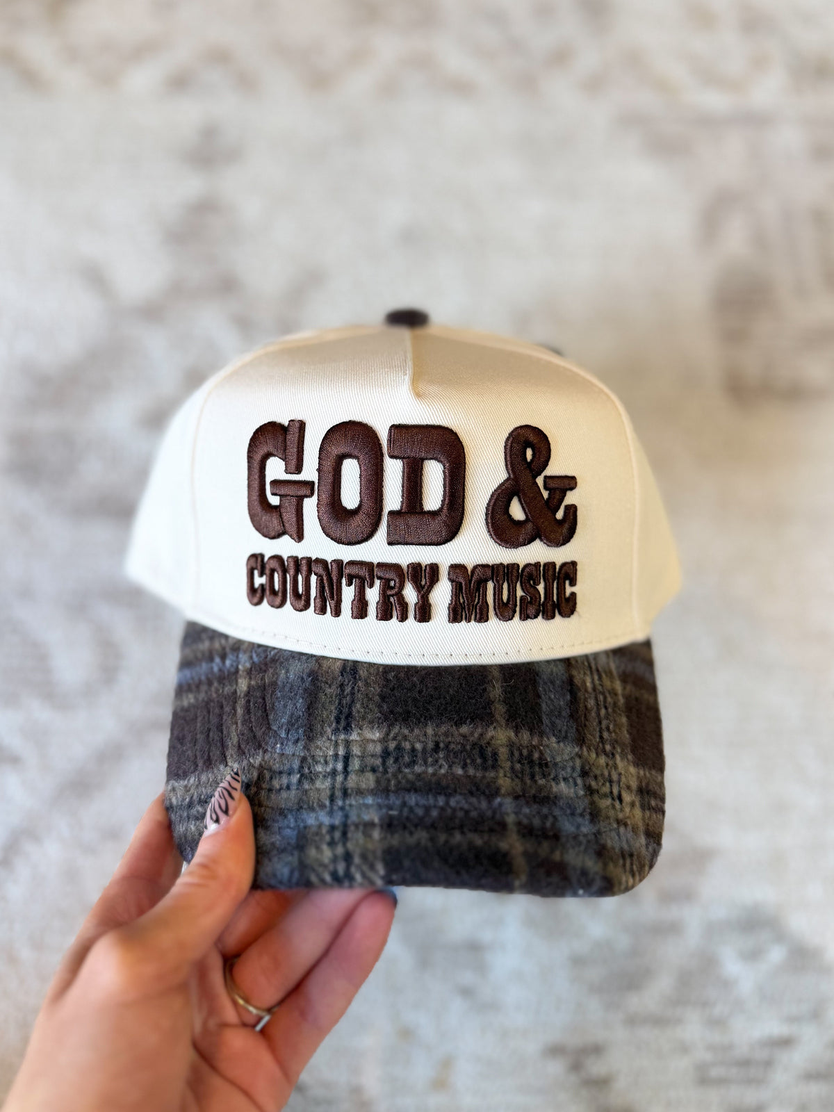 God & Country Music Trucker Hat