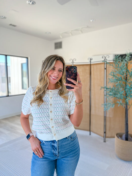 Cosette Floral Button Up