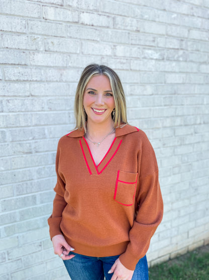 Lewis Pocket Knit Top