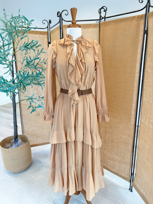 Benton Belt Midi Dress