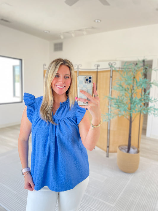 Keeley Ruffle Sleeve Top