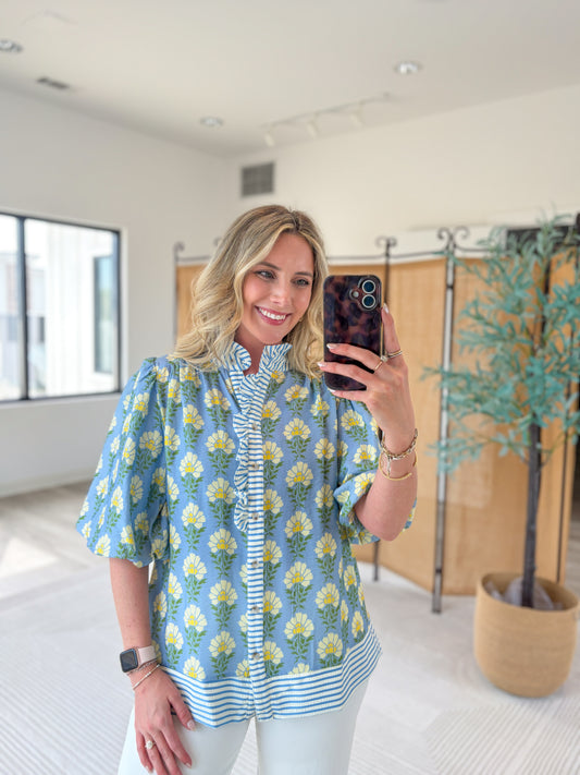 Brielle Patterned Blouse
