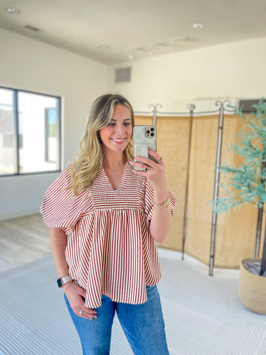 Magnolia V-Neck Top