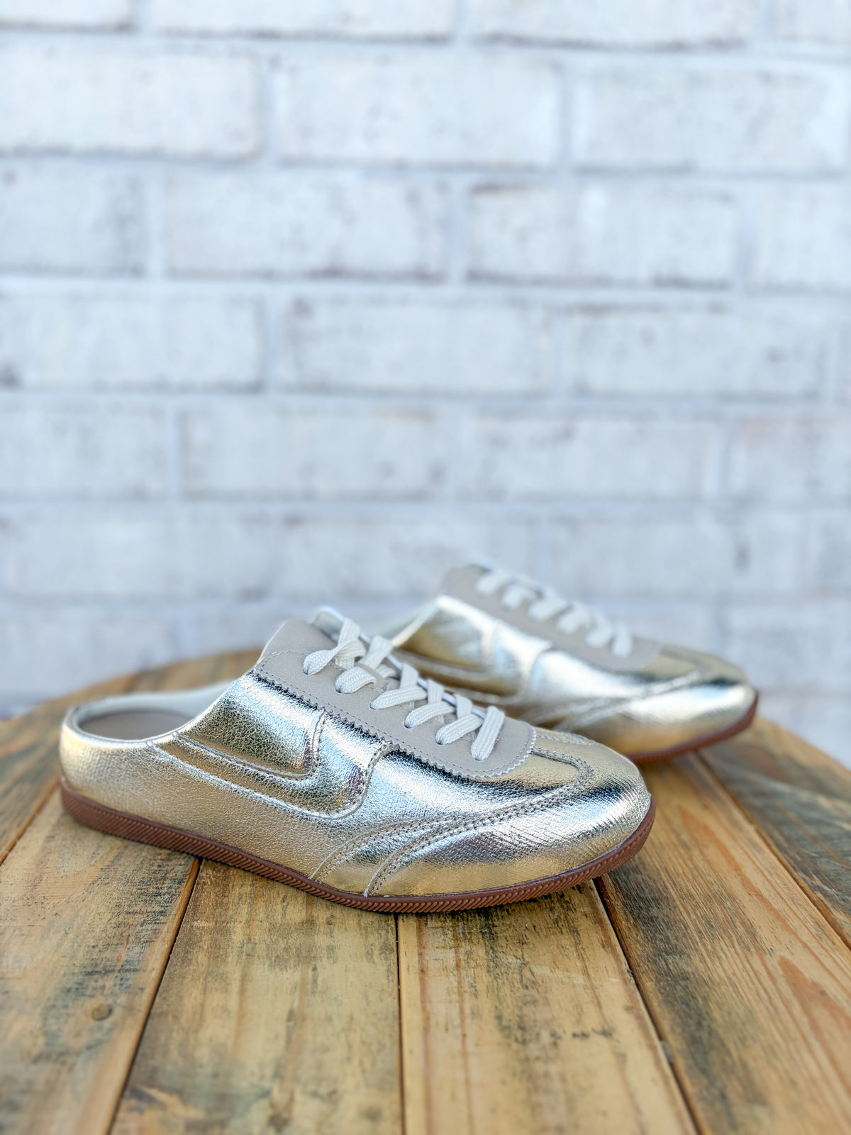 Mackay Gold Slip-On Sneaker