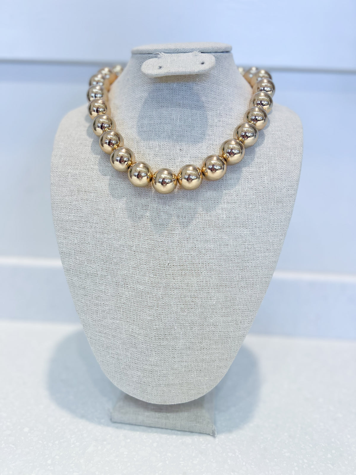 Gold Bubble Necklace