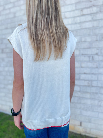 Lobster Knit Top