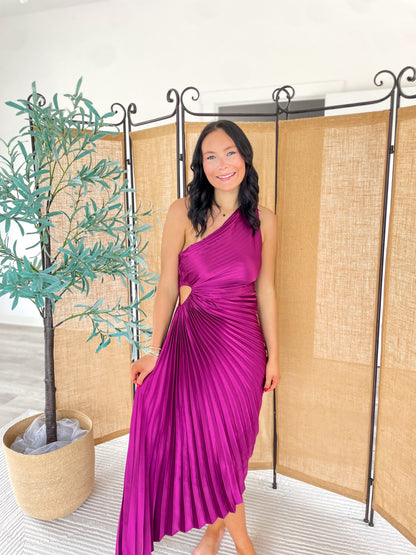 Rosie Asymmetrical Midi Dress