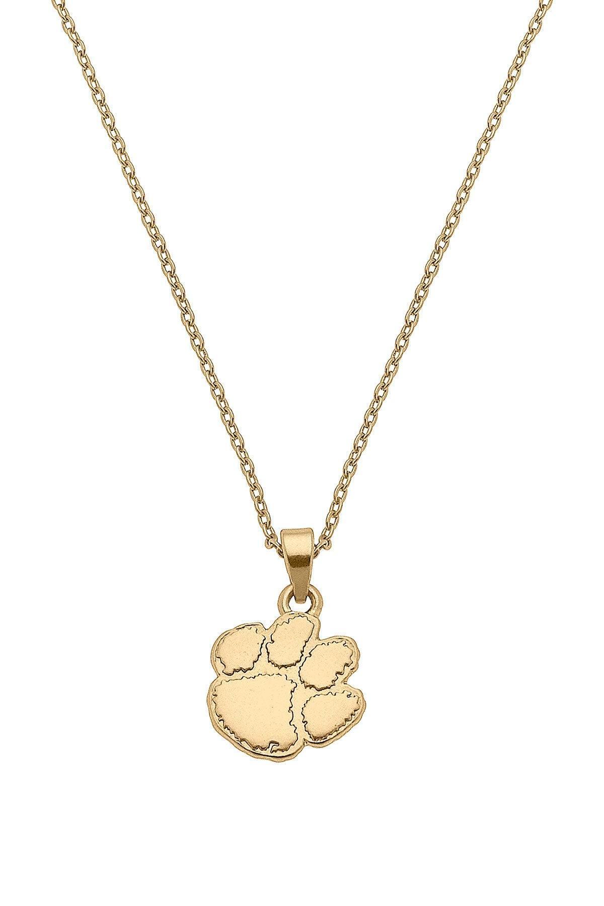 Clemson Tigers Gold Necklace