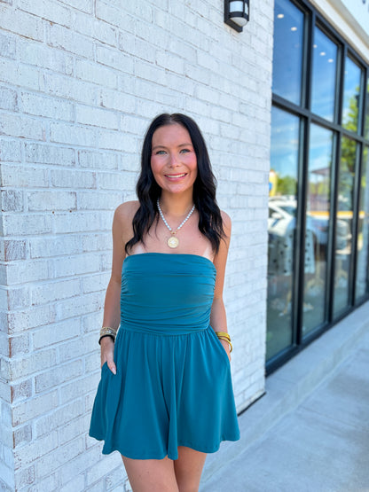 Madi Strapless Romper