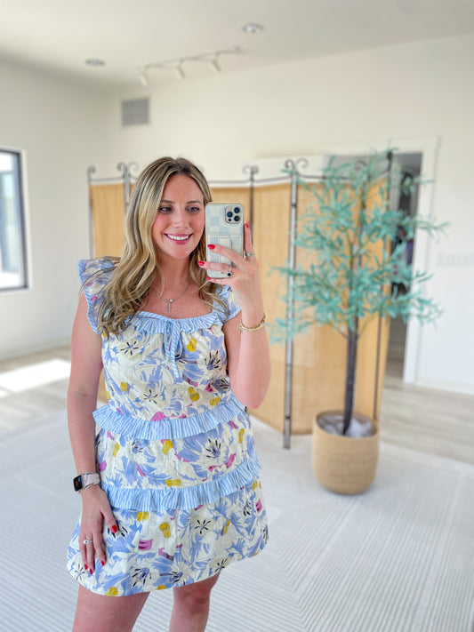 Leighton Patterned Dress/Romper