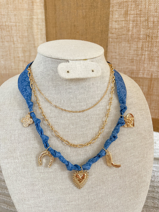 Western Scarf Necklace