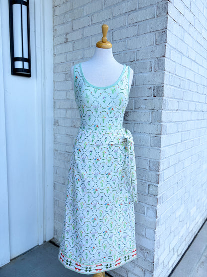 One Piece Floral Swim Suit & Skirt