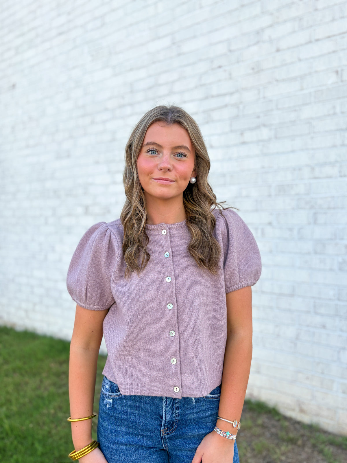 Winnie Puff Sleeve Sweater