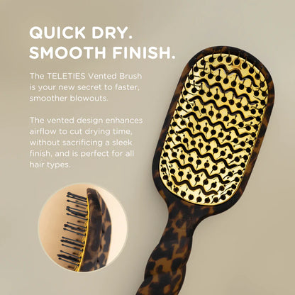 Vented Tortoise Hairbrush