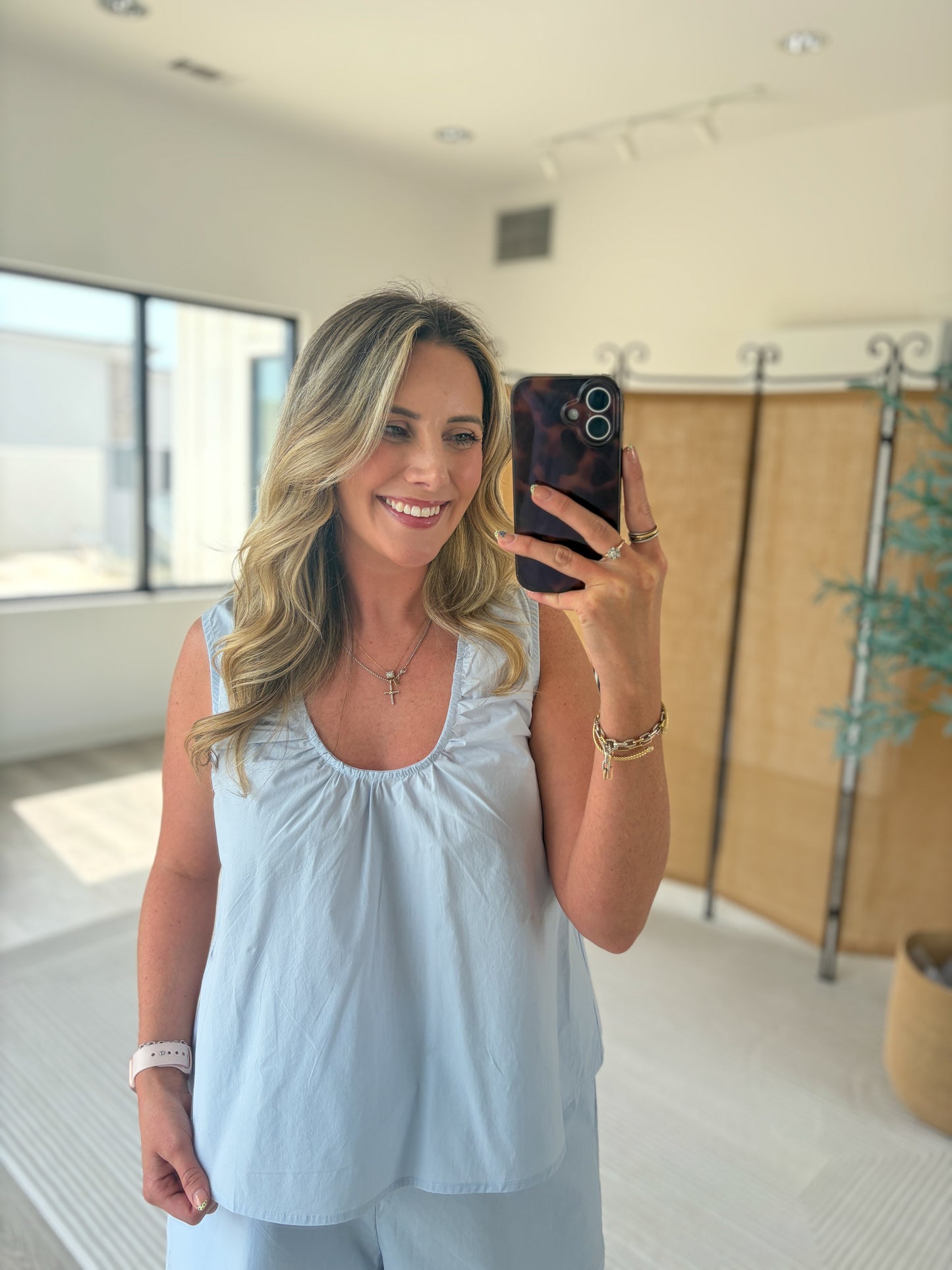 Wells Scoop Neck Top