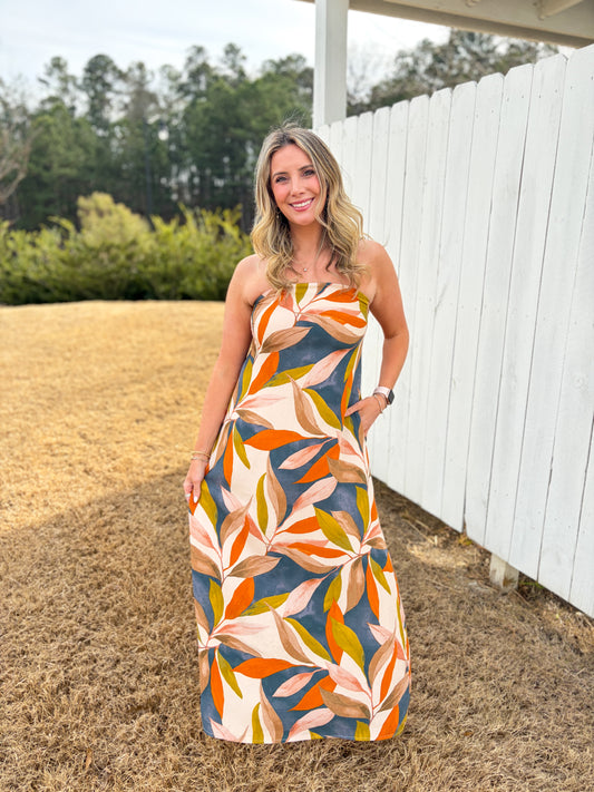 Abilene Strapless Maxi Dress