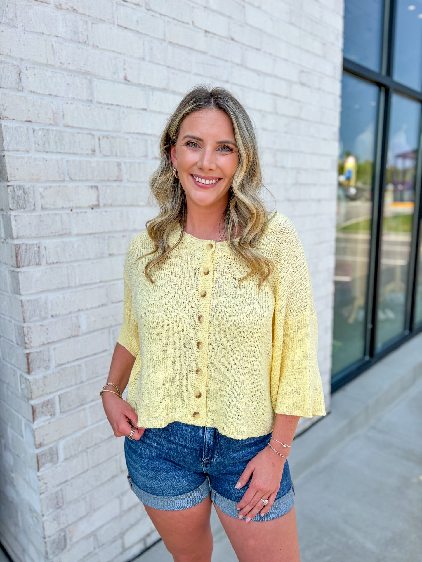 Lightweight Button Up Sweater