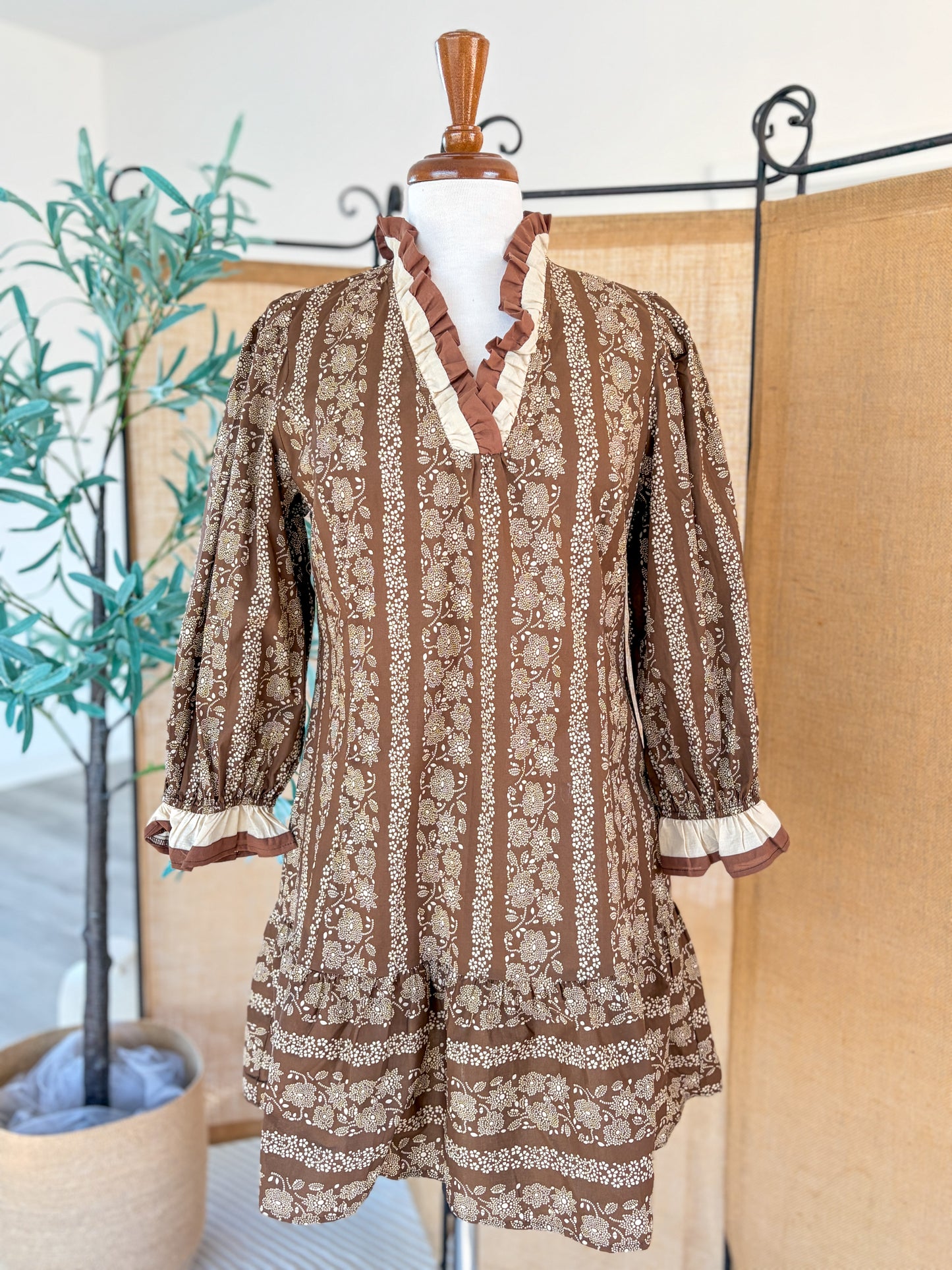 Matilda Ruffle Collar Mini Dress