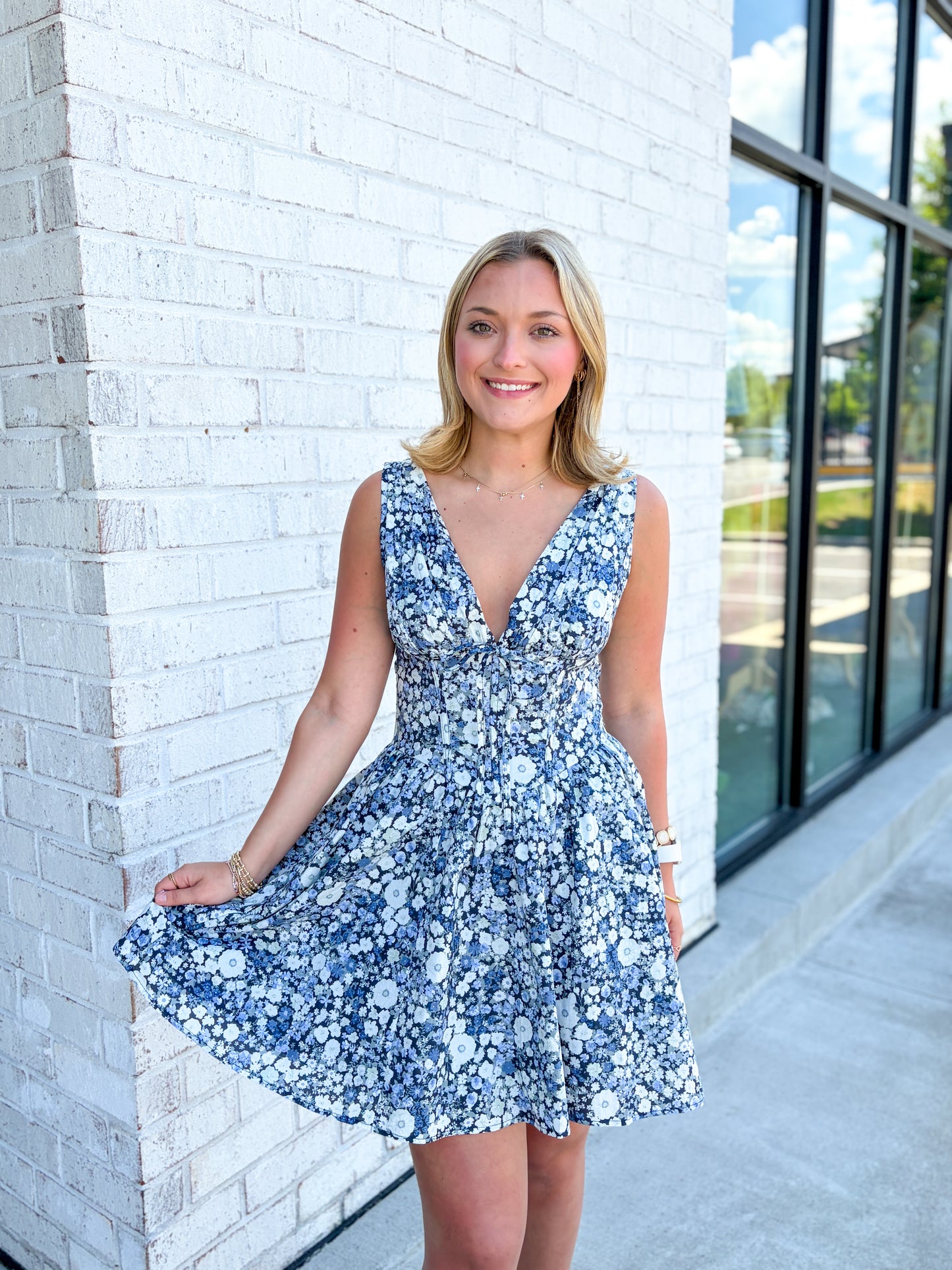 Luca Floral Mini Dress