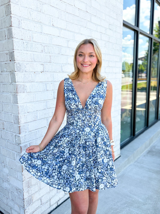 Luca Floral Mini Dress