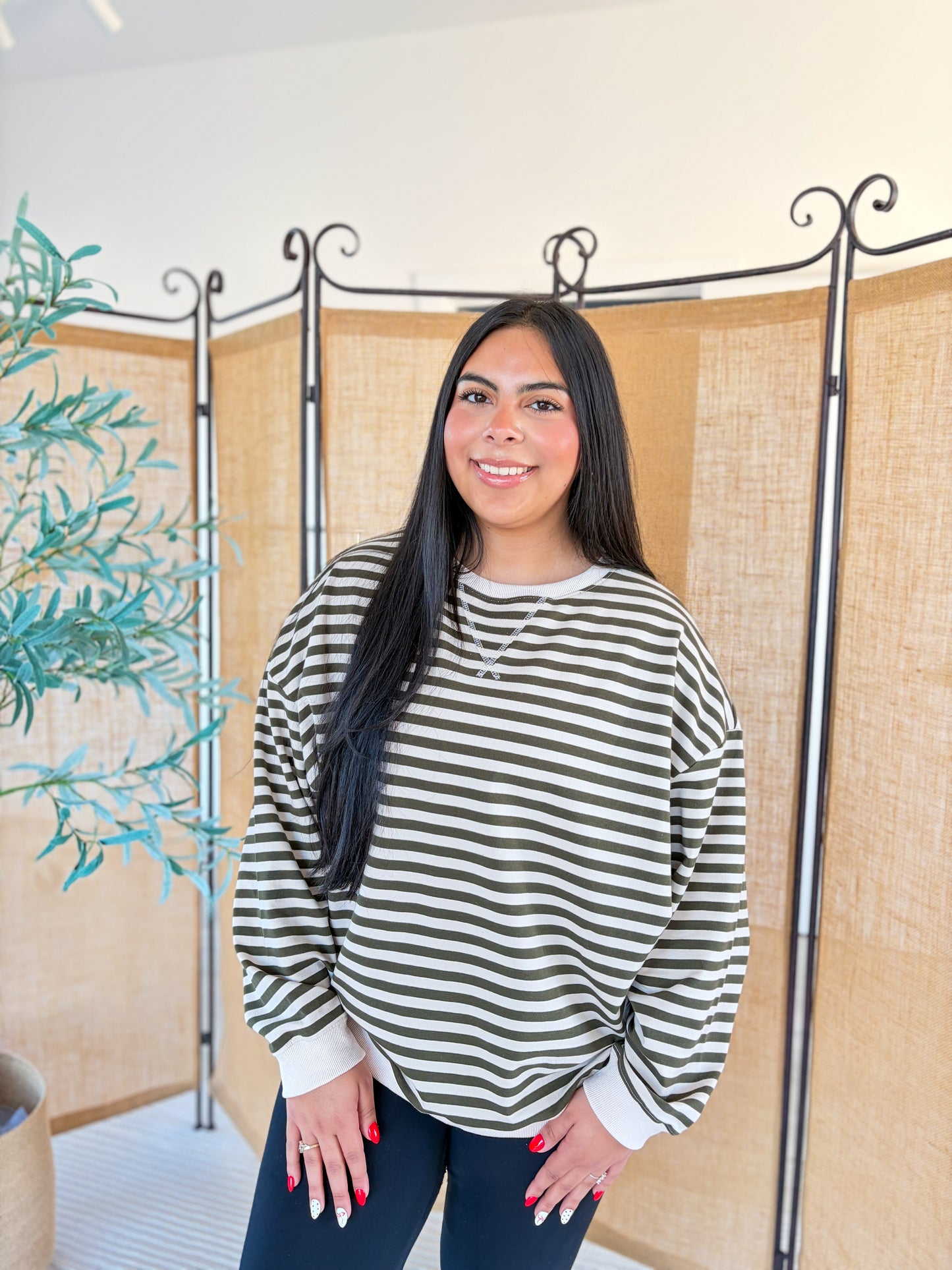 Striped LongSleeve Top