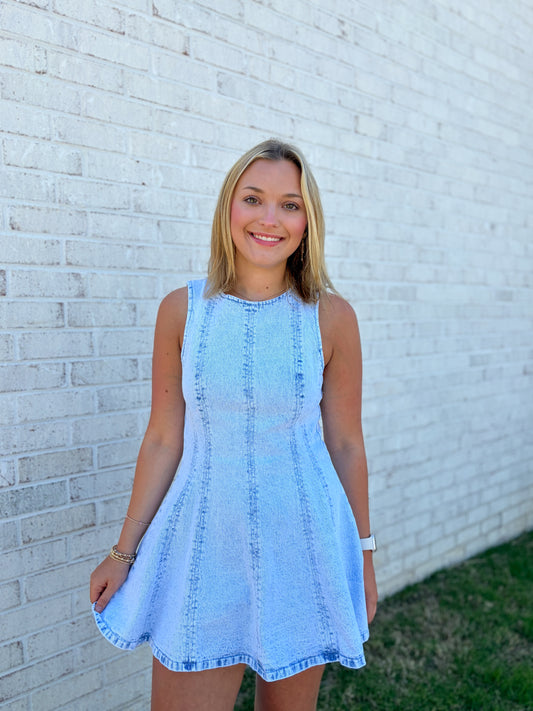 Moroney Denim Dress/Romper