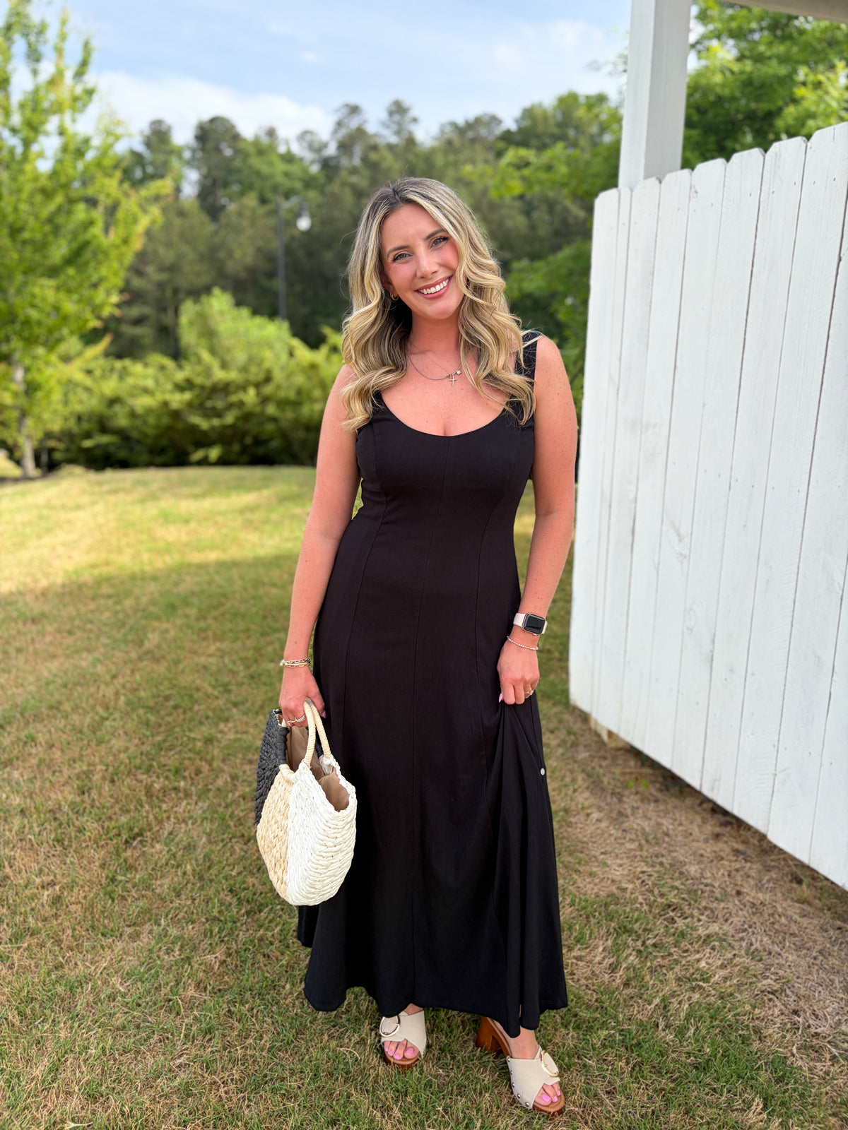 Dean Linen Midi Dress