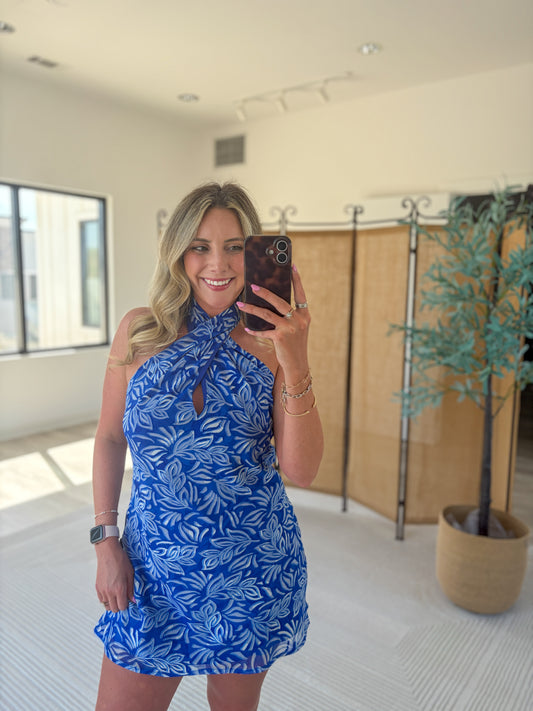 Sheri Halter Neck Dress