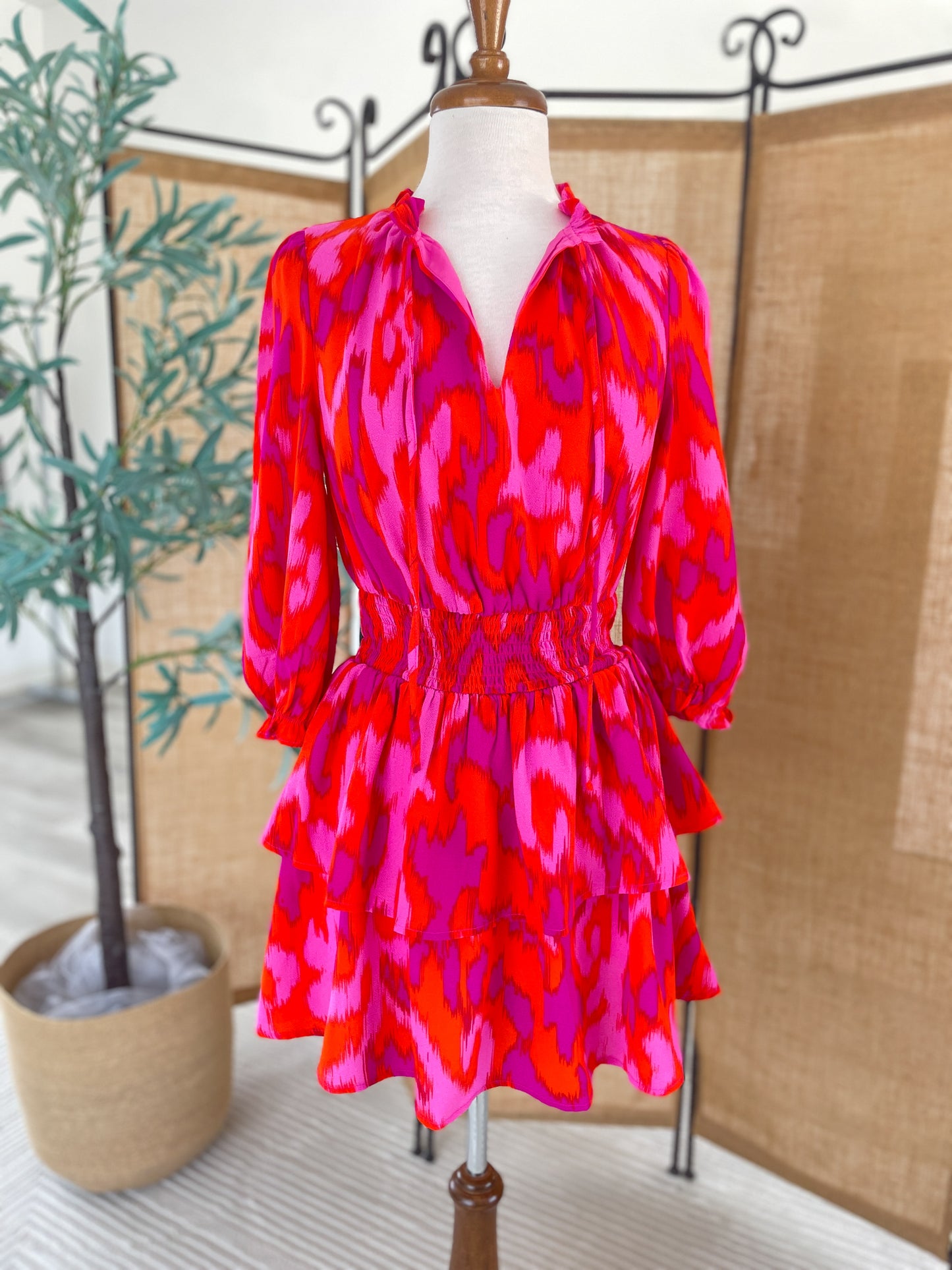 Kristina Long Sleeve Mini Dress
