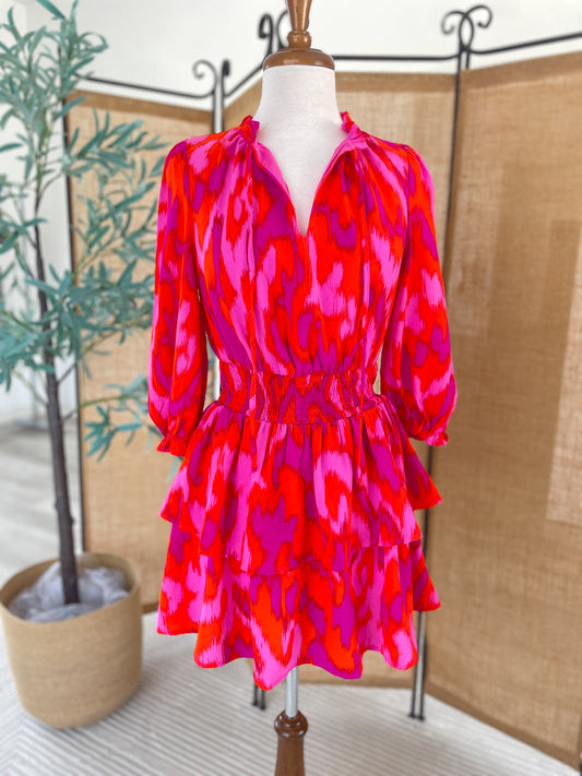 Kristina Long Sleeve Mini Dress
