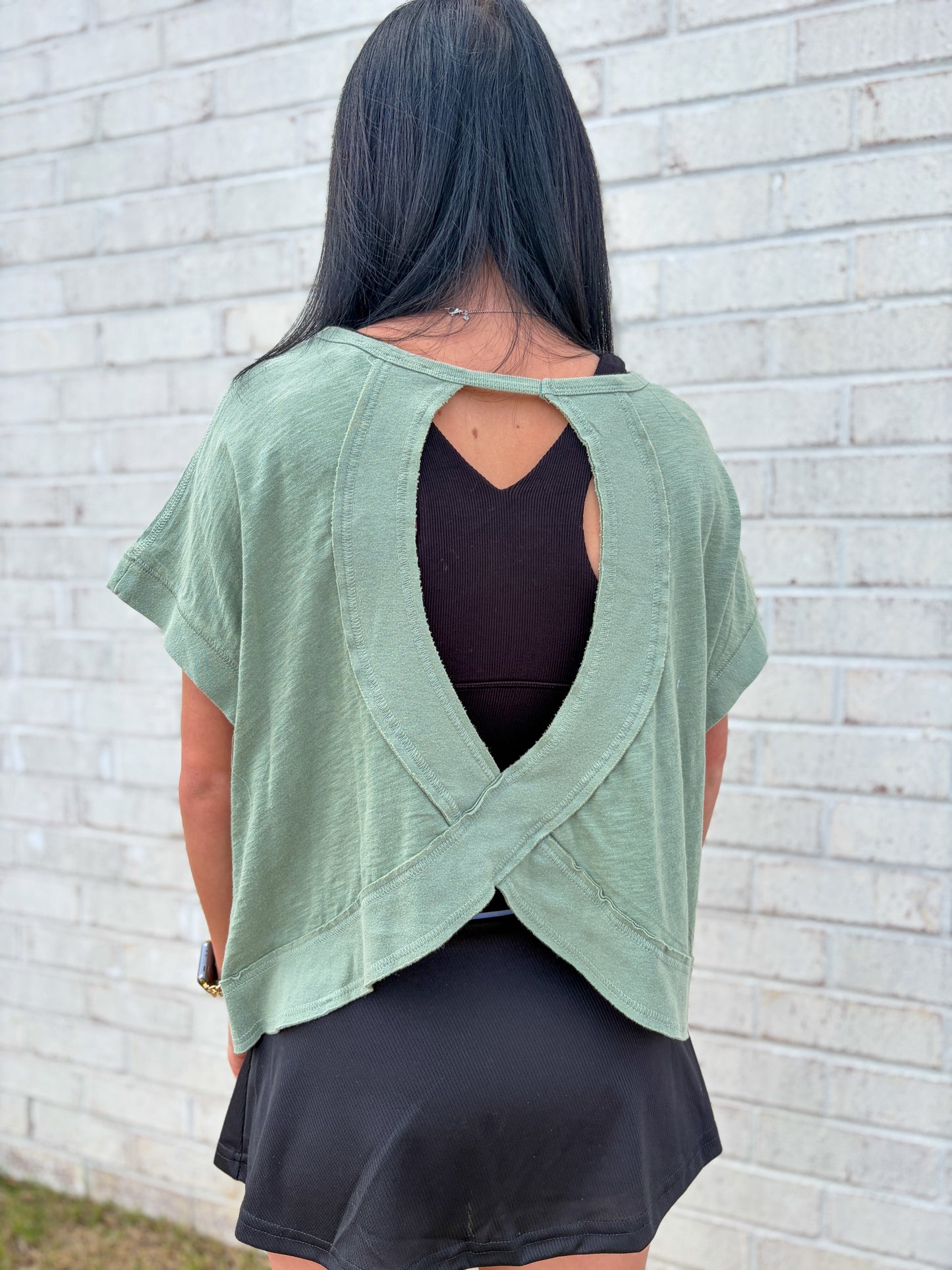 Basic Open Back Top