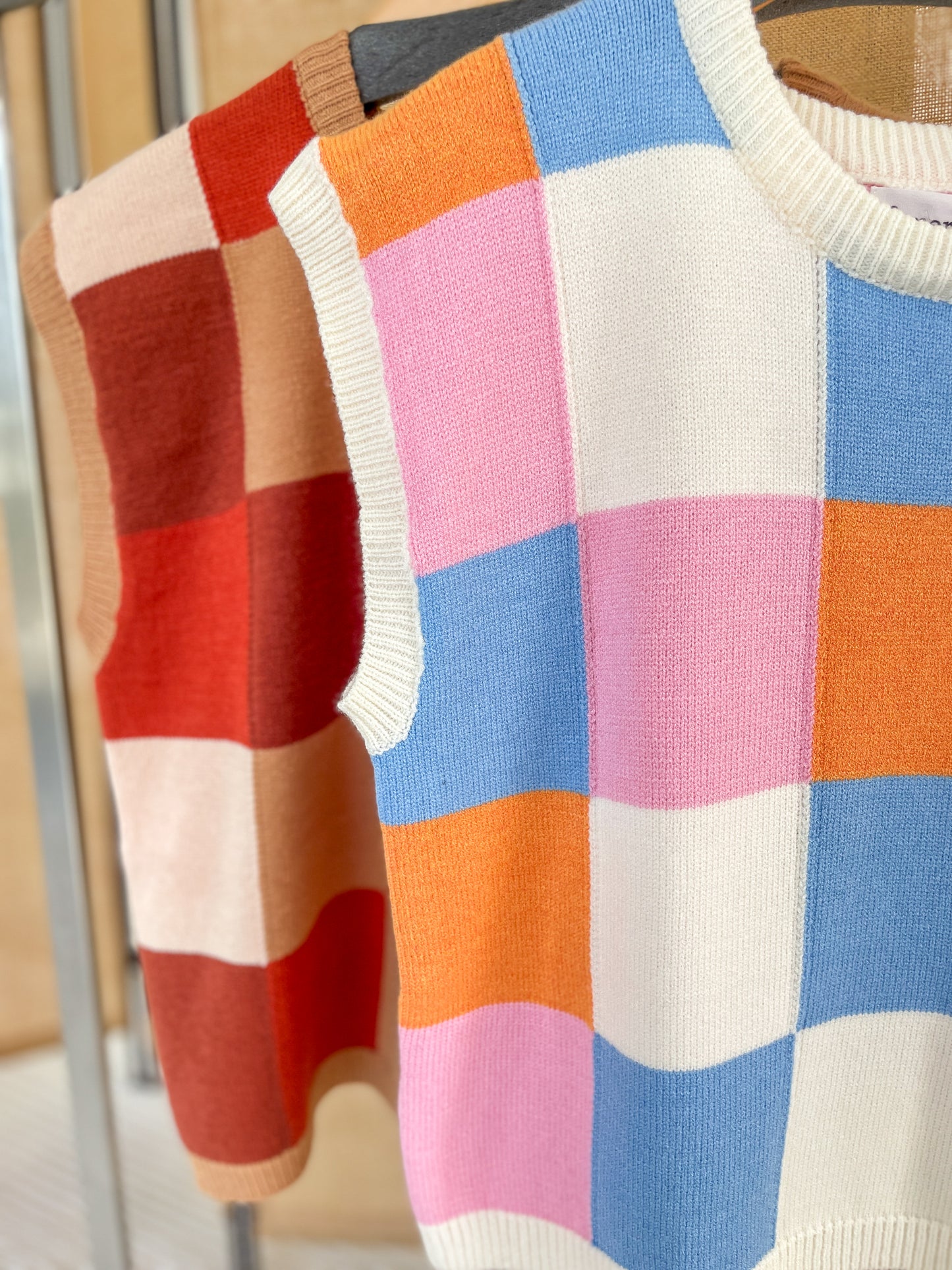 Color Block Sweater Top