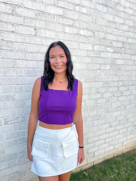 Jen Simple Crop Top