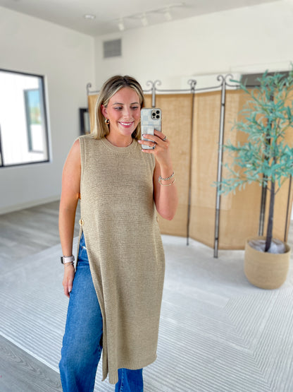 Knit Gold Detailed Overlay