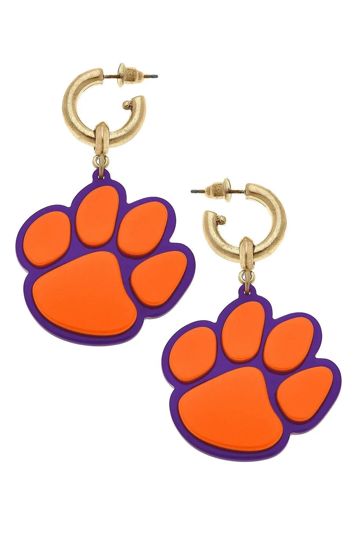 Tiger Paw Dangle Earrings