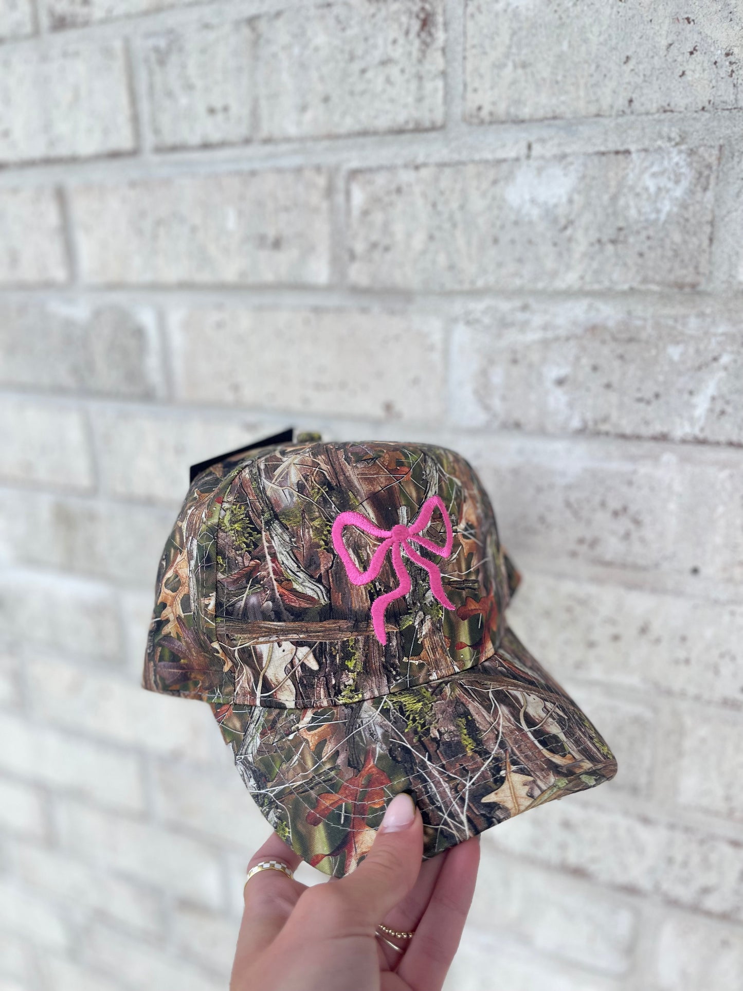 Camo Bow Trucker Hat