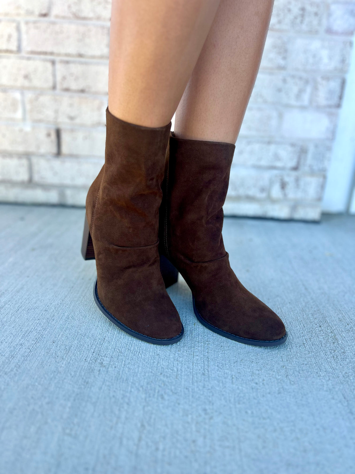 Maxine Coffee Bootie