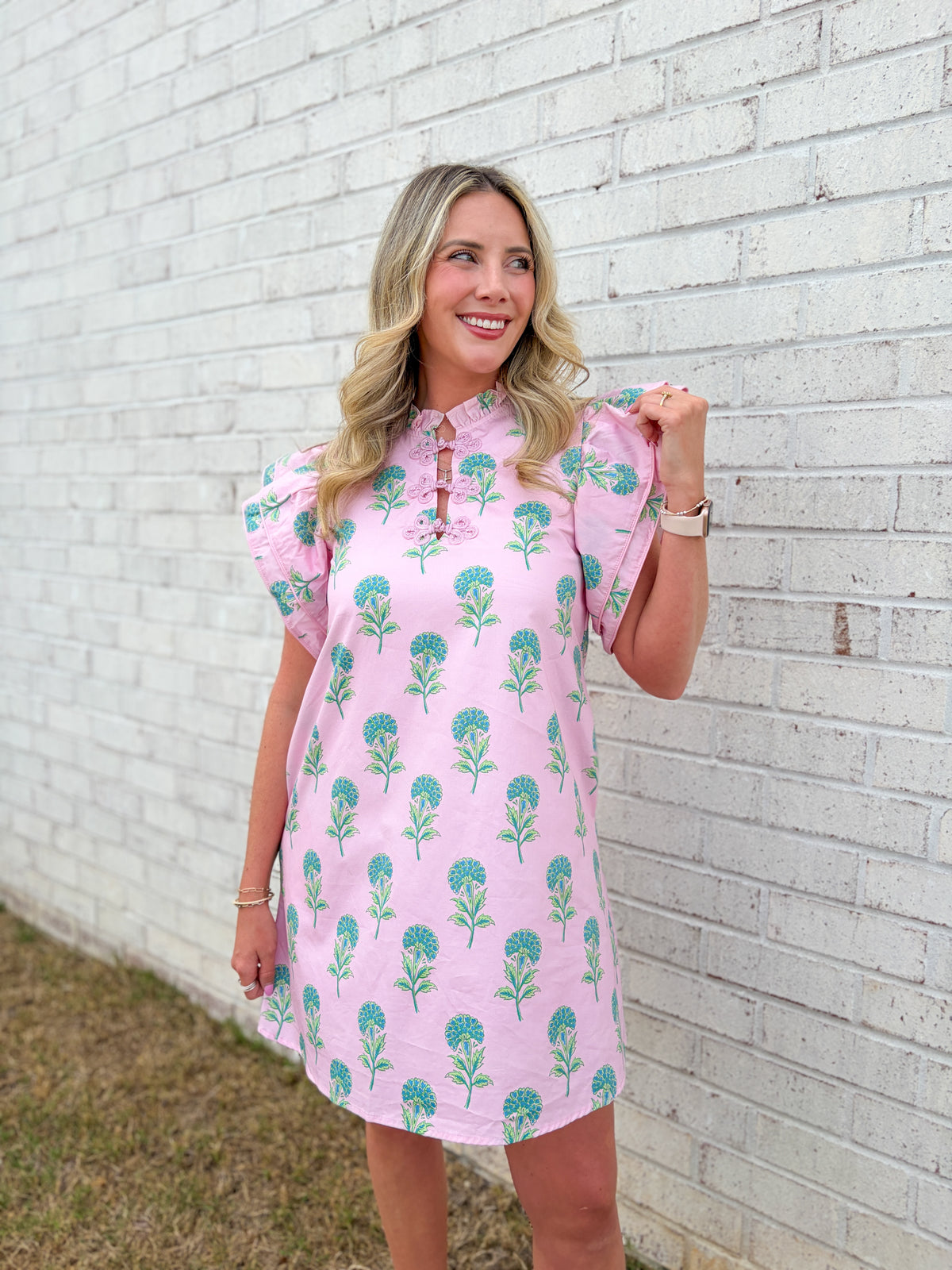 Nola Patterned Dress