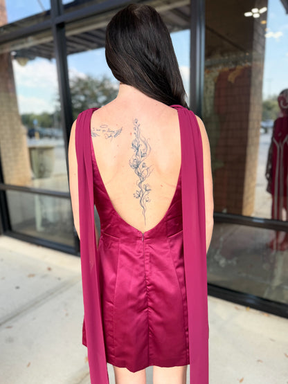 Celena Chiffon Mini Dress
