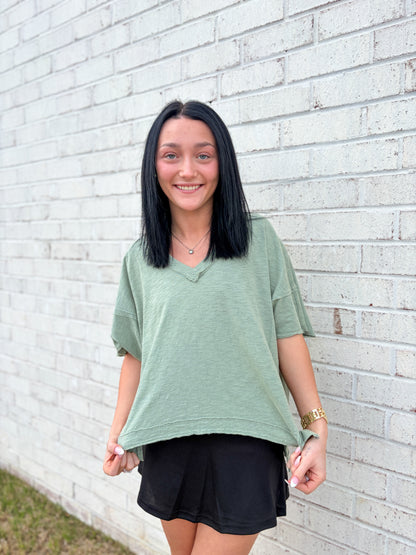 Basic V-Neck Top