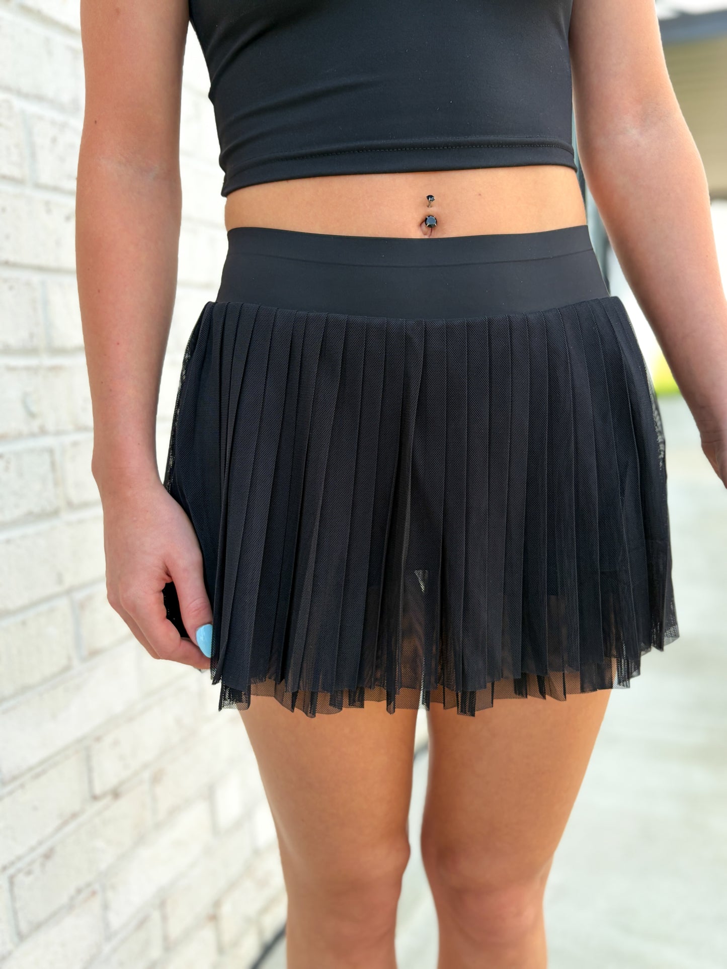 Dustin Mesh Athletic Skirt