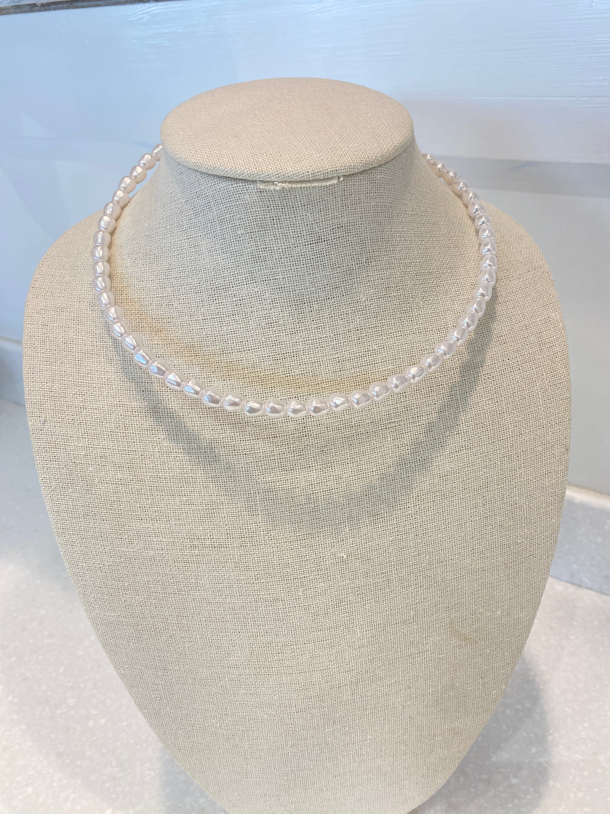 Adjustable Pearl Choker