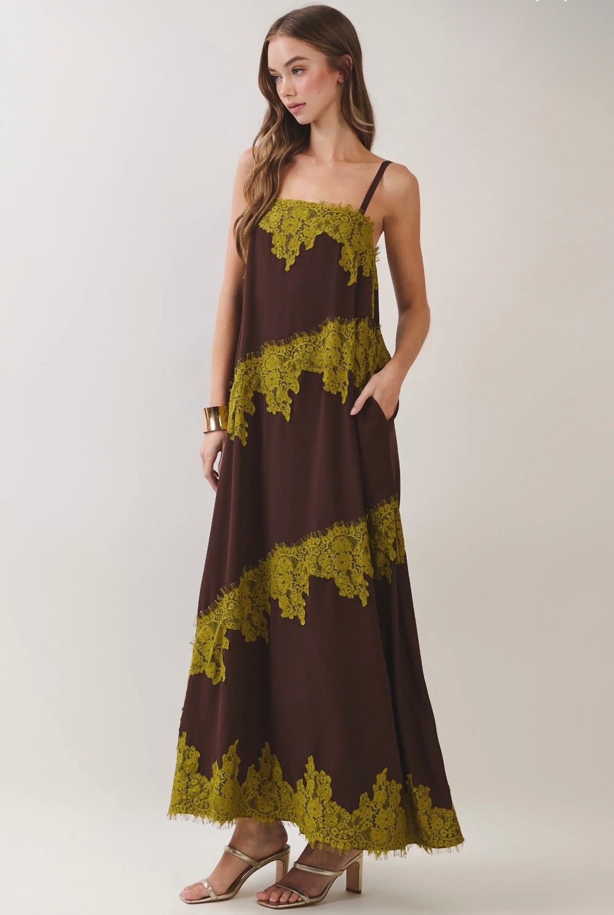 Tiffany Lace Detailed Maxi Dress