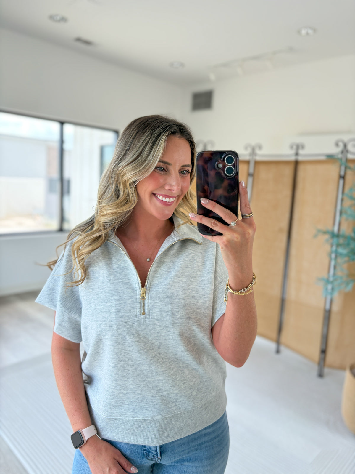Soft Stream Quarter Zip Top