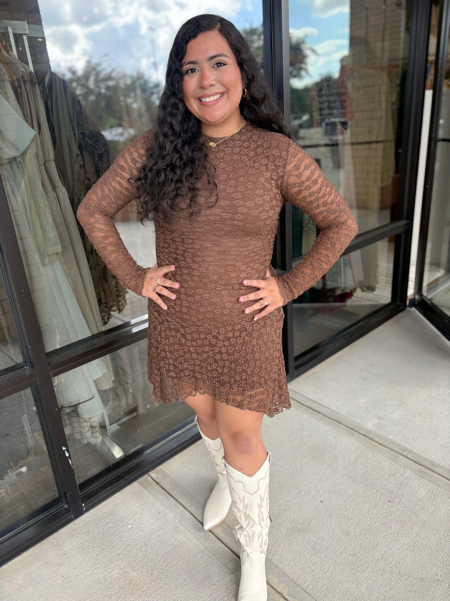 Mesh Fitted Dress