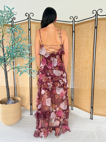Josey Patterned Midi Dress