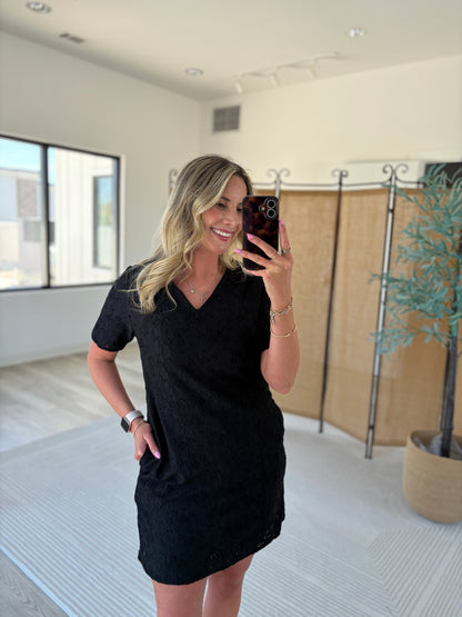 Aster Textured Mini Dress