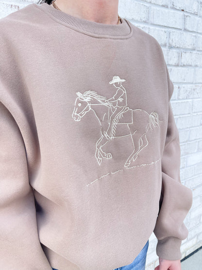 Cowboy Crewneck