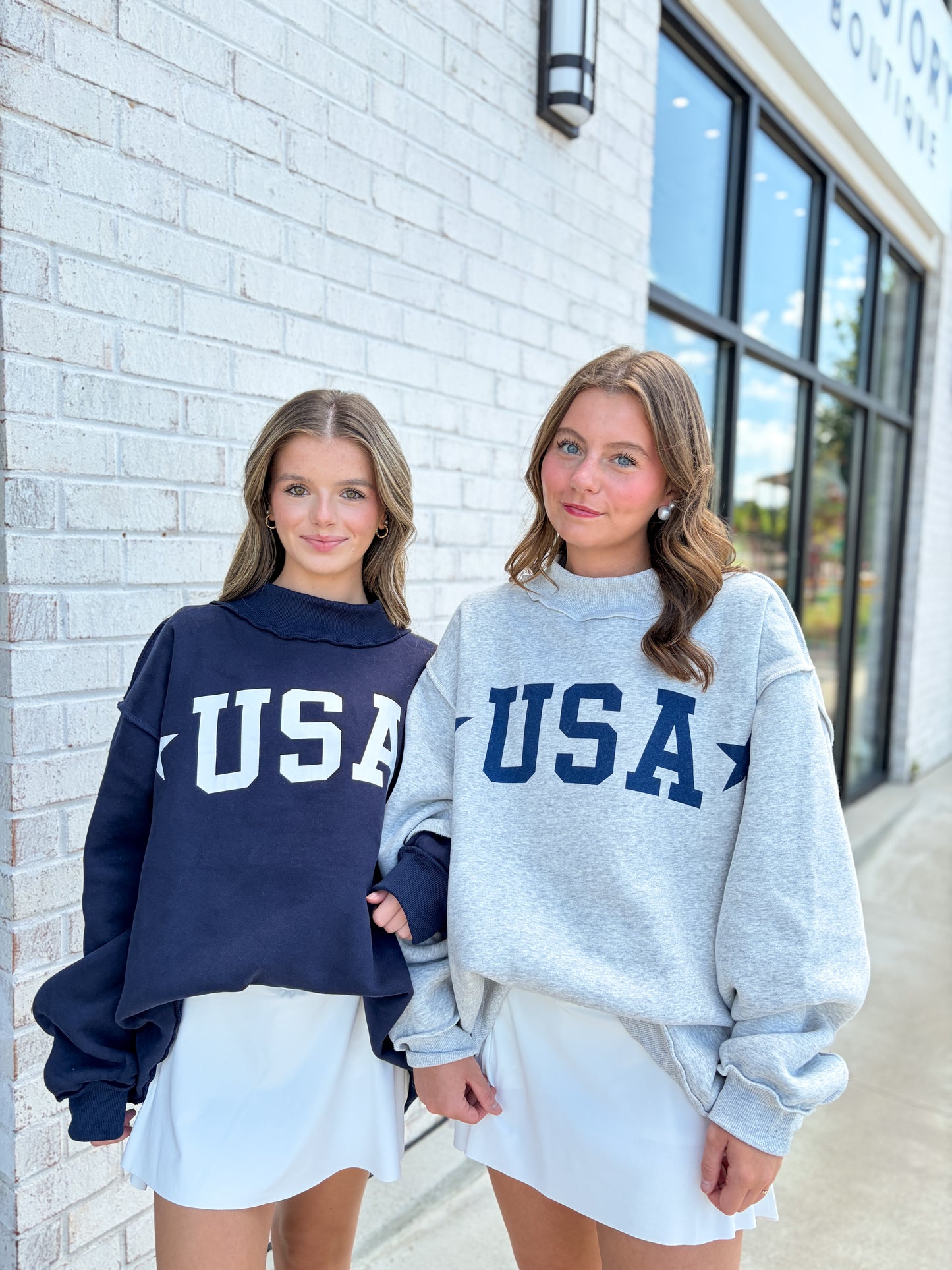 USA Reversible Mock Neck