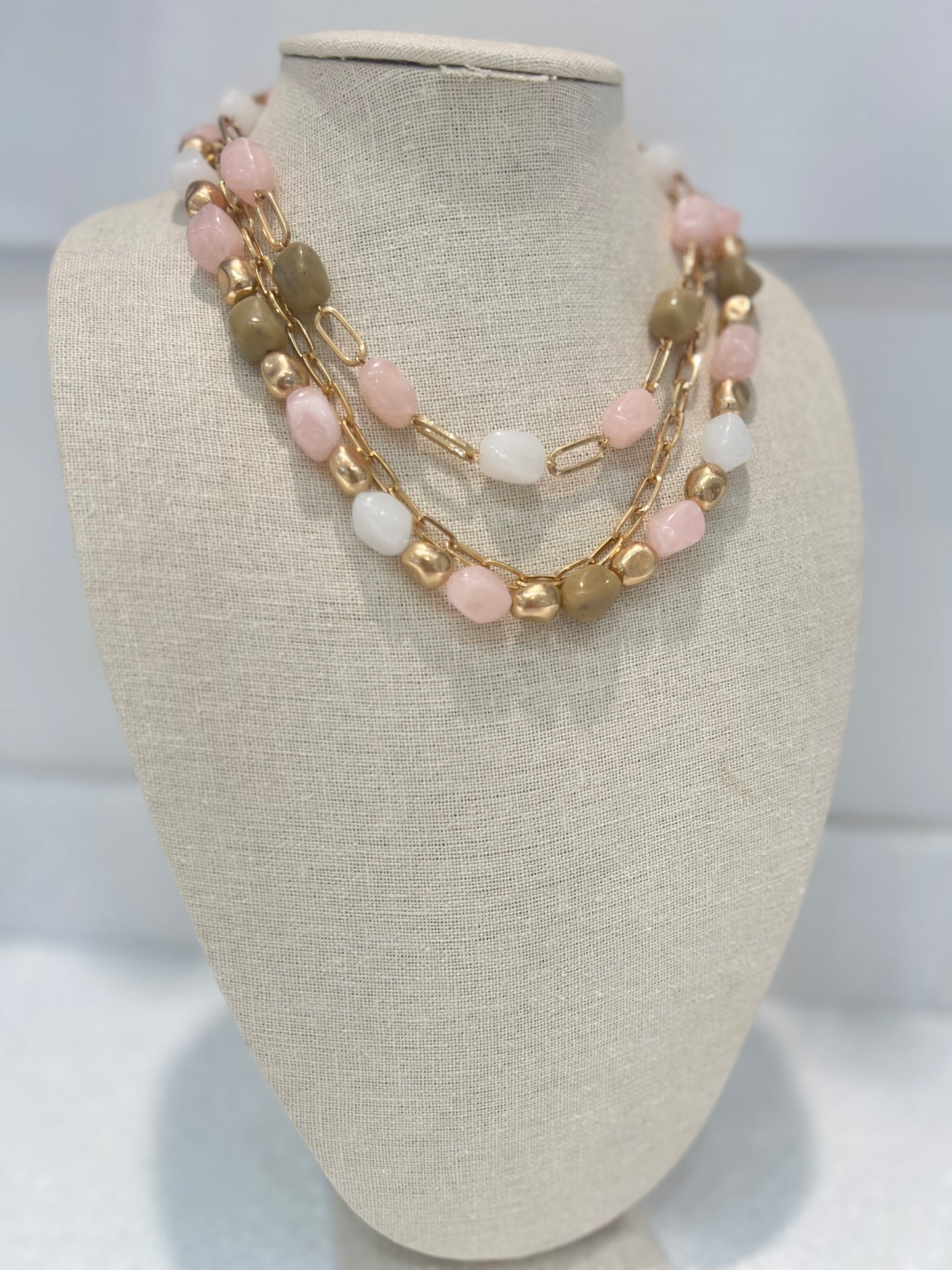 Layered Beaded Necklace